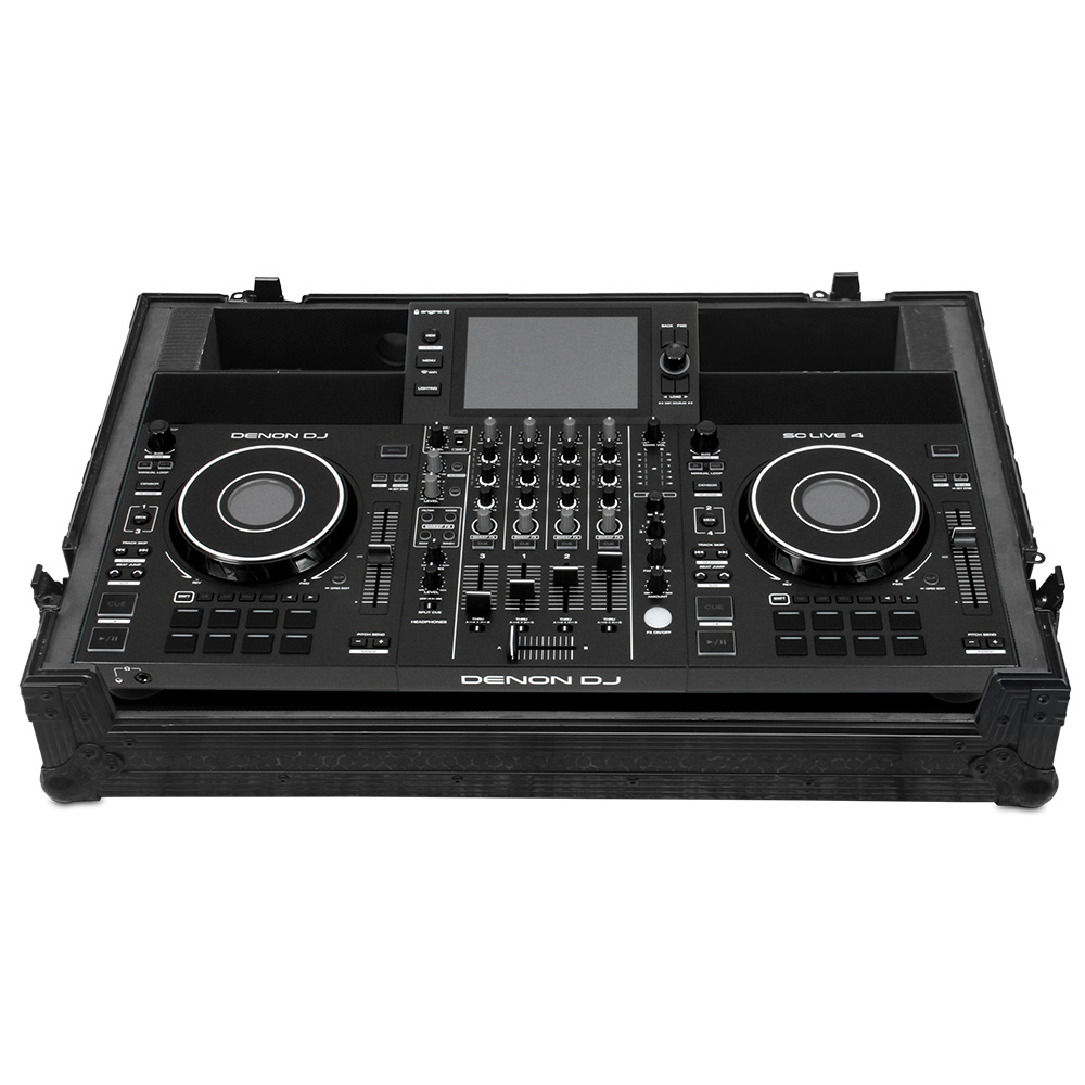 U91081BL FLT CASE DENON DJ SC LIVE 4 BLK PLUS (W)